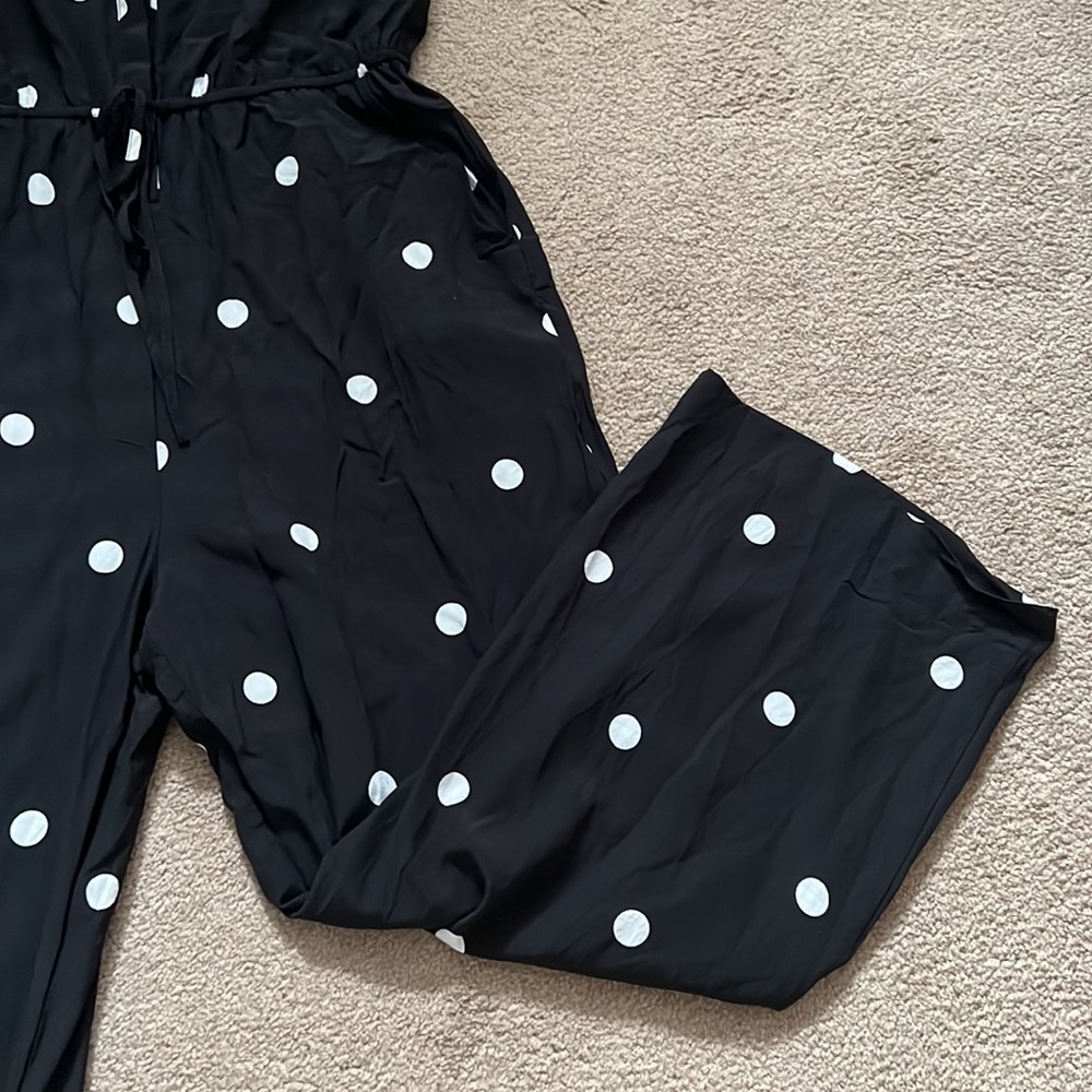 Loft Dotted Flutter Drawstring Jumpsuit - image 5